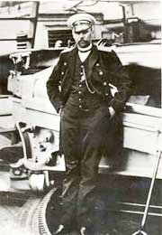 Первый командир крейсера «Аврора» капитан 1-го ранга Е.Р. Егорьев