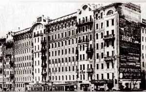 8-ми этажный дом в Москве, построенный в 1905 г., ул. Садовая-Спасская д. 19