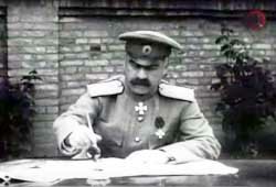 Генерал Каледин А.М. в штабе