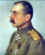 Генерал Каледин А.М. один из первых в русской армии в ходе Первой мировой войны получил две Георгиевских награды