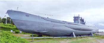 Подводная лодка U-995 VIIC, ставшая лузеем (г. Лабе, Германия)